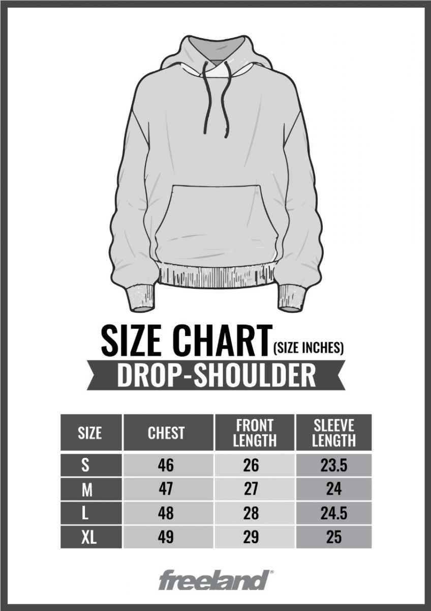 PREMIUM DROP SHOULDER HOODIE @freeland.com.bd