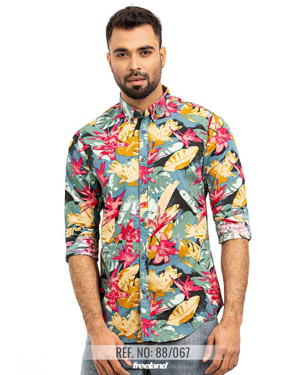 PRINTED CASUAL SHIRT @freeland.com.bd