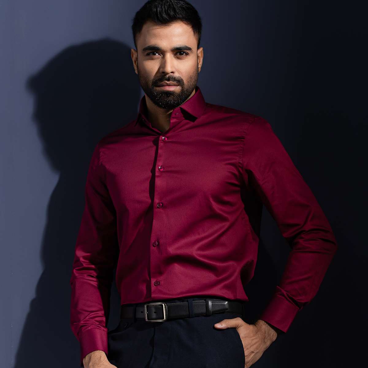 PEMIUM SOLID FORMAL SHIRT @freeland.com.bd