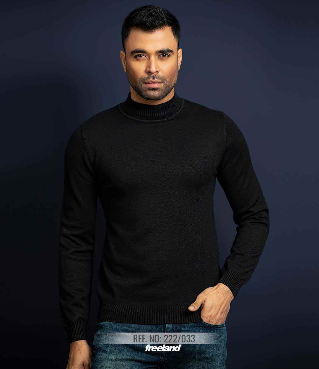 Solid Turtle neck Sweater @freeland.com.bd